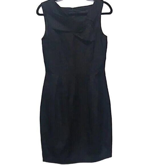 David Meister Black Sleeveless Midi Dress - Picture 1 of 6